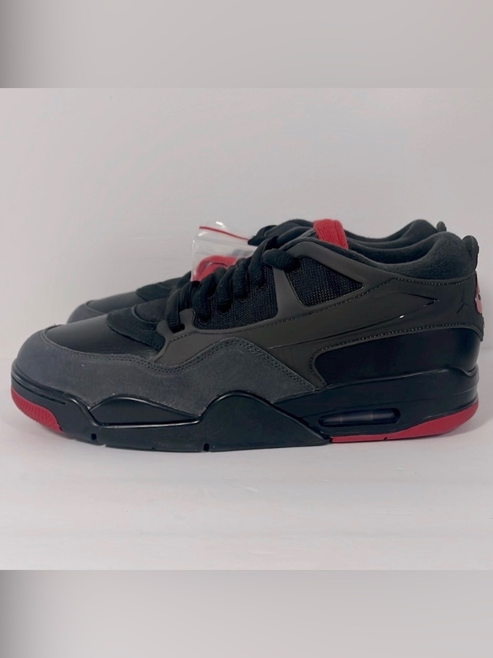Nike Air Jordan 4 RM Black/Varsity Red-Anthracite Men’s Sneaker Size 11.5